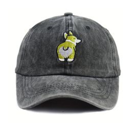 Dog Gifts For Women Baseball Hat, Dog Lover Gift For Dad Men Fathers Day, Dog Mama Gifts , Adjustable Embroidered Baseball Cap (Option: Grey)